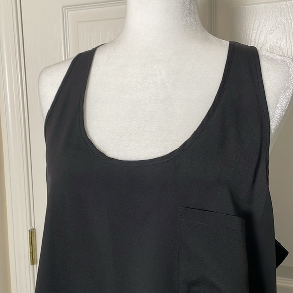 Joe Fresh: Scoop-neck/ Halter-back Silk Tank - Picture 2 of 7